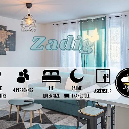 Zadig - Proche Hypercentre - 4 Pers. Troyes Exterior foto